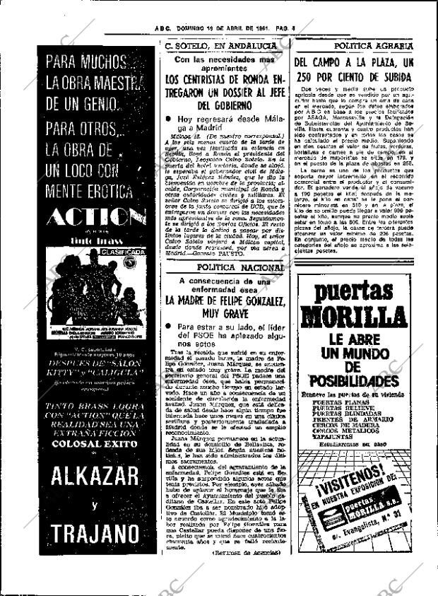 ABC SEVILLA 19-04-1981 página 20