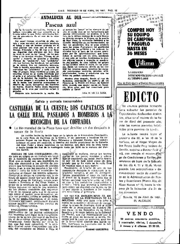 ABC SEVILLA 19-04-1981 página 31