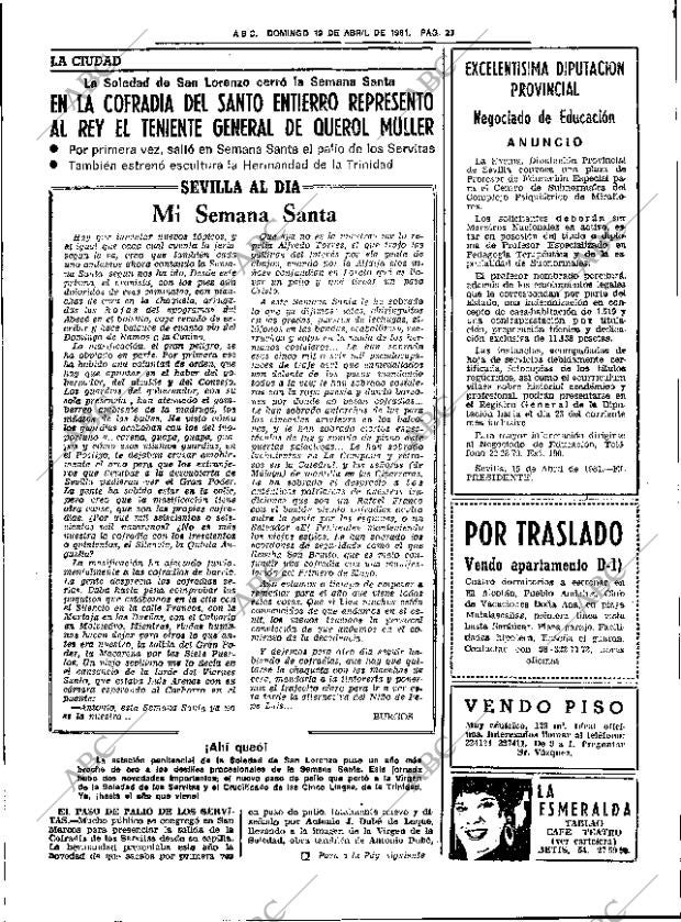 ABC SEVILLA 19-04-1981 página 39