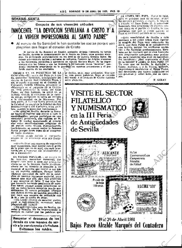 ABC SEVILLA 19-04-1981 página 45