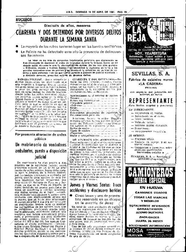 ABC SEVILLA 19-04-1981 página 51