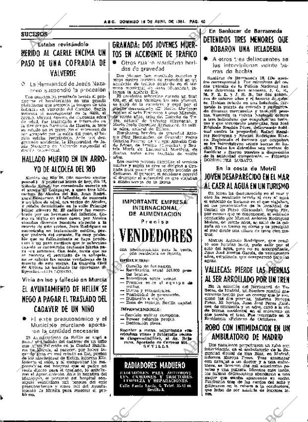 ABC SEVILLA 19-04-1981 página 56