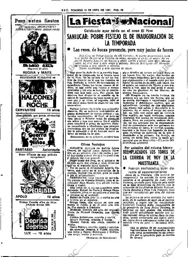 ABC SEVILLA 19-04-1981 página 58