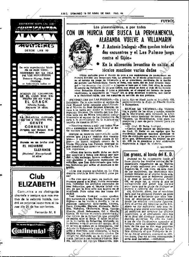 ABC SEVILLA 19-04-1981 página 60