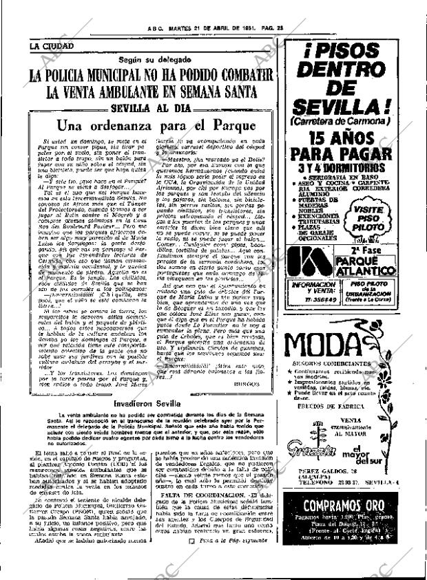 ABC SEVILLA 21-04-1981 página 47