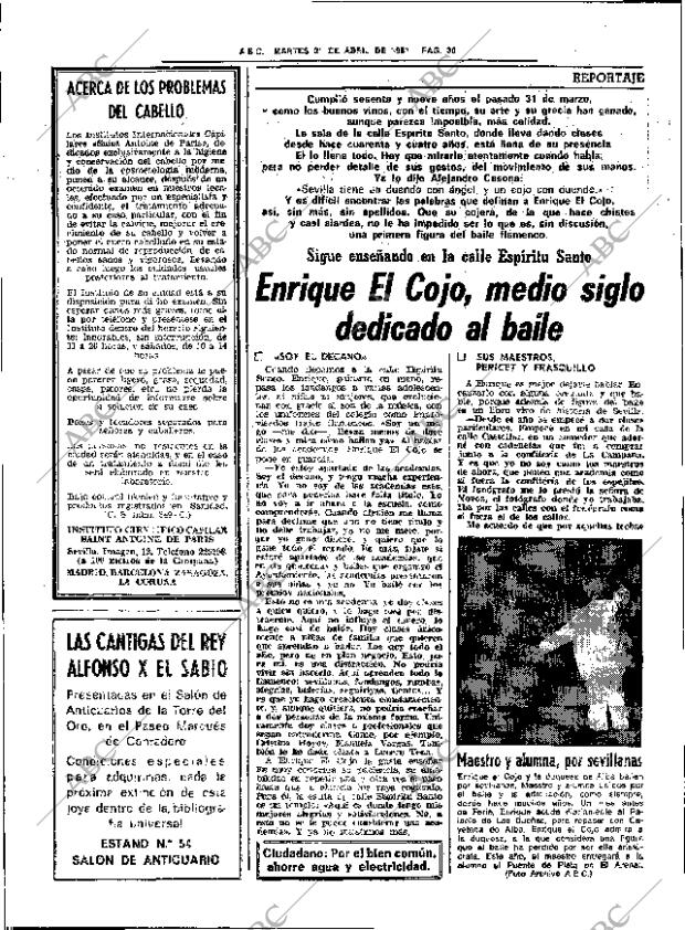 ABC SEVILLA 21-04-1981 página 54