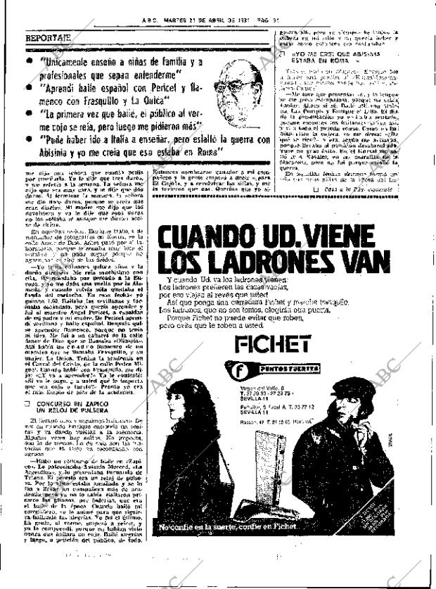 ABC SEVILLA 21-04-1981 página 55