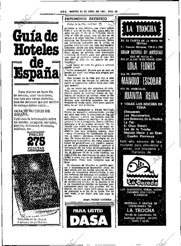 ABC SEVILLA 21-04-1981 página 60