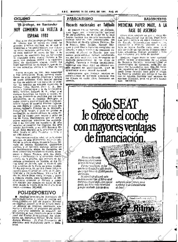 ABC SEVILLA 21-04-1981 página 87