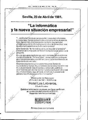 ABC SEVILLA 21-04-1981 página 90