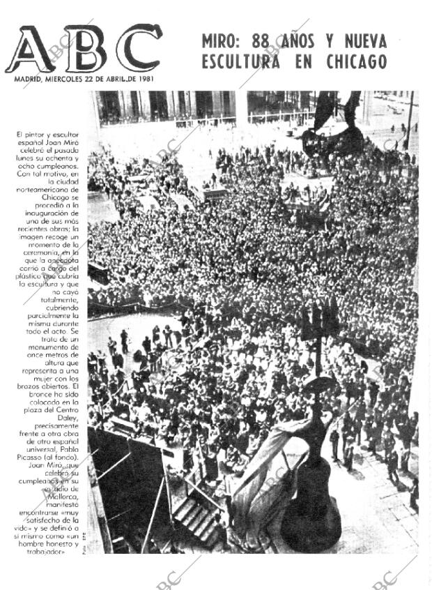 ABC MADRID 22-04-1981 página 1