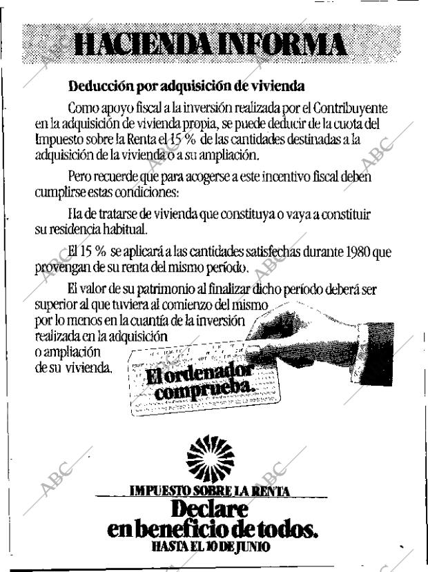 ABC MADRID 22-04-1981 página 92