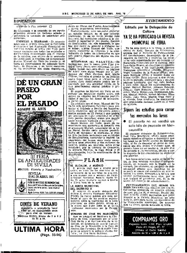 ABC SEVILLA 22-04-1981 página 30