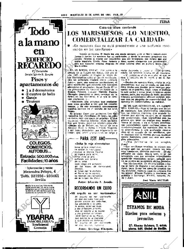 ABC SEVILLA 22-04-1981 página 32