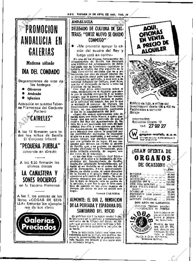 ABC SEVILLA 24-04-1981 página 30