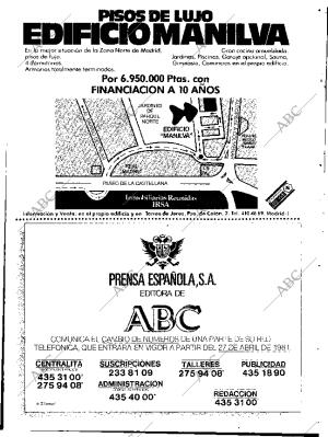 ABC MADRID 25-04-1981 página 103