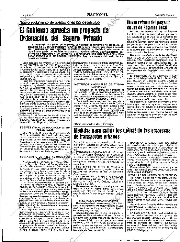 ABC MADRID 25-04-1981 página 14