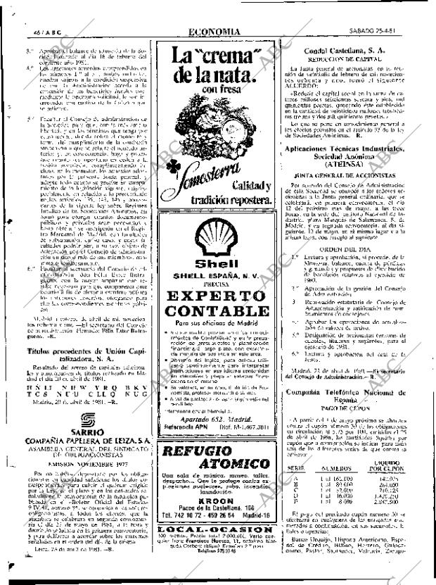 ABC MADRID 25-04-1981 página 66