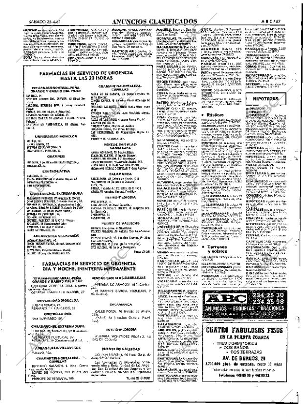 ABC MADRID 25-04-1981 página 87