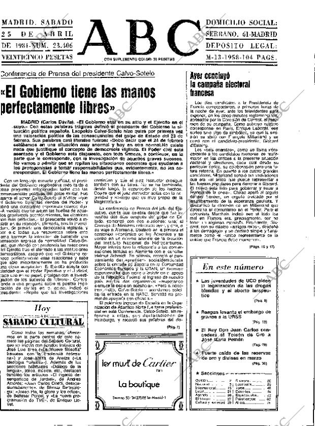 ABC MADRID 25-04-1981 página 9