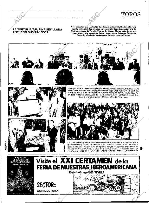 ABC SEVILLA 25-04-1981 página 85