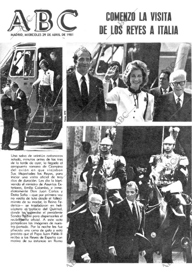 ABC MADRID 29-04-1981 página 1
