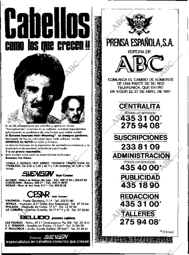 ABC MADRID 29-04-1981 página 108