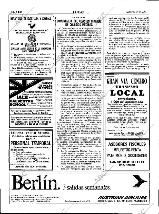 ABC MADRID 29-04-1981 página 42