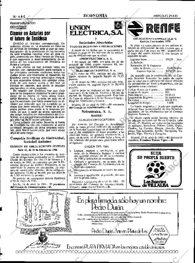 ABC MADRID 29-04-1981 página 66