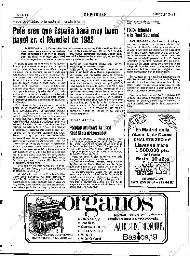 ABC MADRID 29-04-1981 página 72