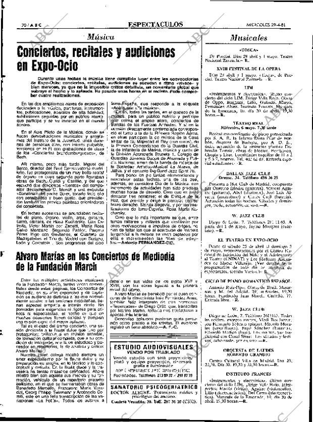 ABC MADRID 29-04-1981 página 78