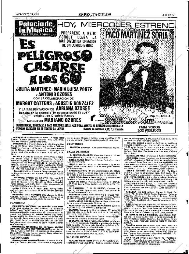 ABC MADRID 29-04-1981 página 85