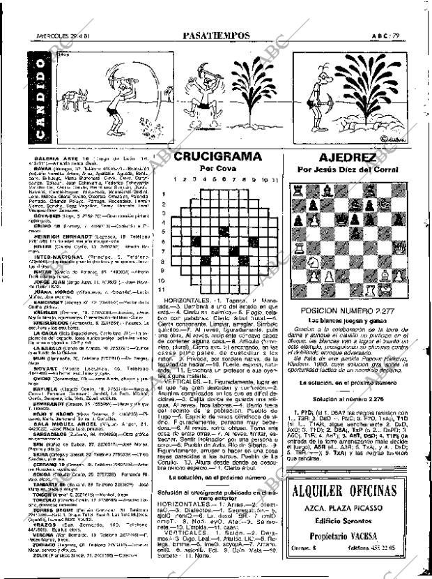 ABC MADRID 29-04-1981 página 87