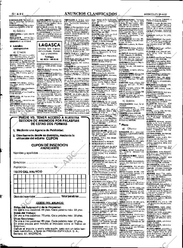 ABC MADRID 29-04-1981 página 90