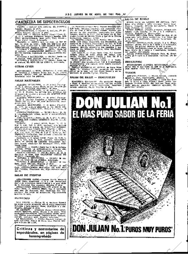 ABC SEVILLA 30-04-1981 página 55