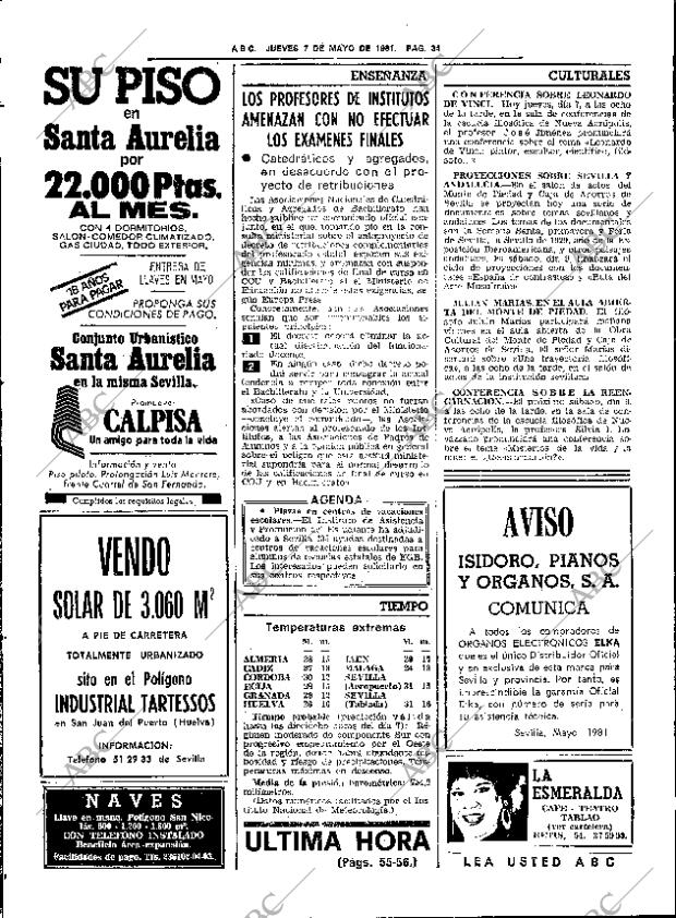 ABC SEVILLA 07-05-1981 página 44