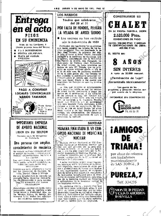 ABC SEVILLA 14-05-1981 página 44
