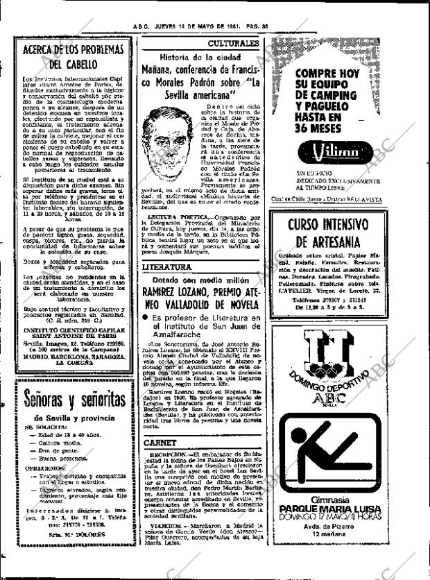 ABC SEVILLA 14-05-1981 página 50