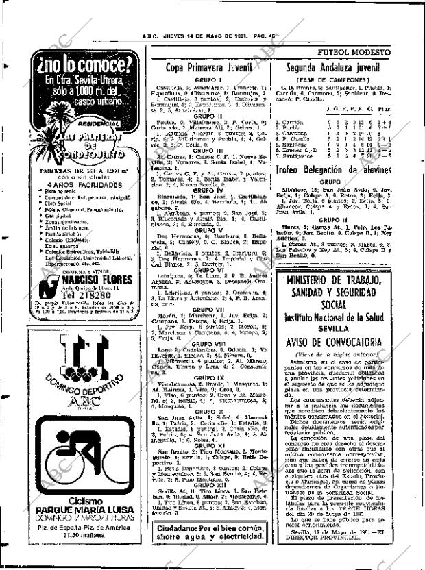 ABC SEVILLA 14-05-1981 página 58