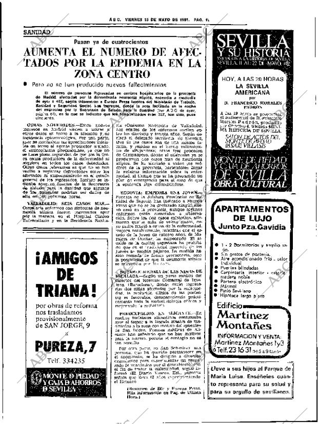 ABC SEVILLA 15-05-1981 página 23