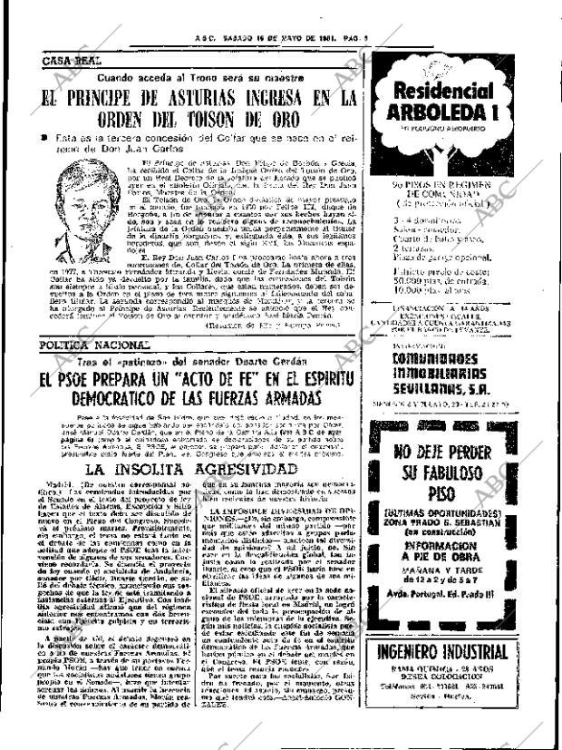ABC SEVILLA 16-05-1981 página 17