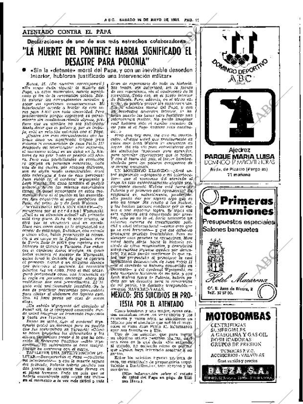 ABC SEVILLA 16-05-1981 página 23