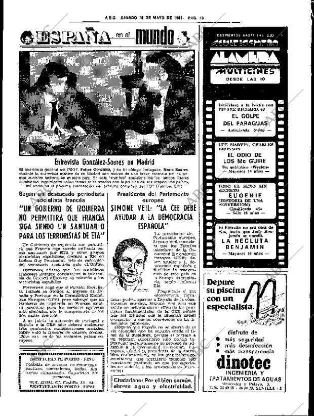 ABC SEVILLA 16-05-1981 página 25