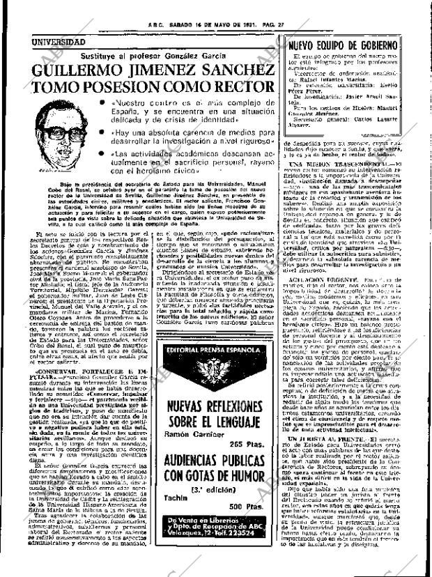 ABC SEVILLA 16-05-1981 página 39