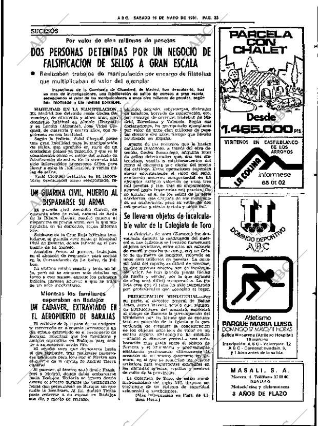 ABC SEVILLA 16-05-1981 página 45