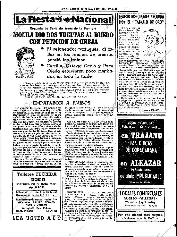 ABC SEVILLA 16-05-1981 página 47