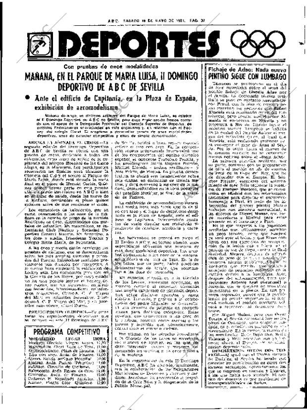 ABC SEVILLA 16-05-1981 página 49
