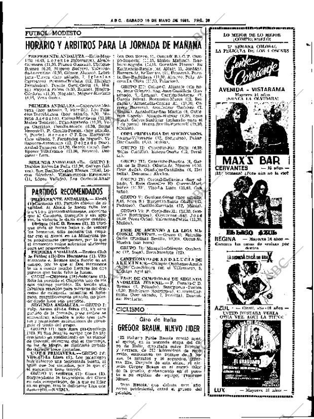 ABC SEVILLA 16-05-1981 página 51