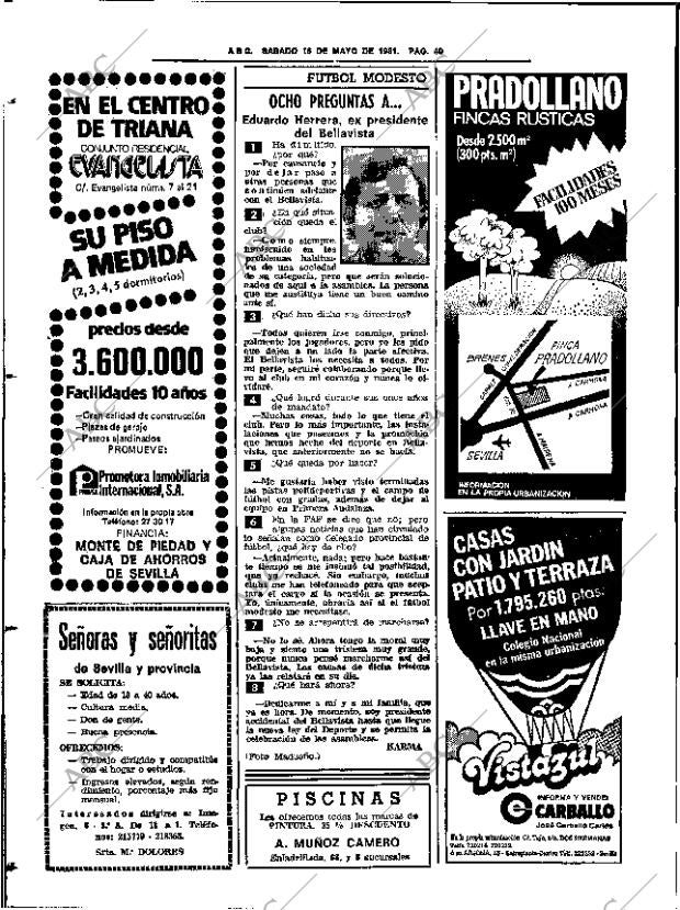 ABC SEVILLA 16-05-1981 página 52