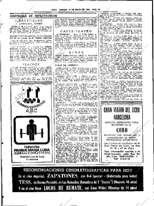 ABC SEVILLA 16-05-1981 página 56